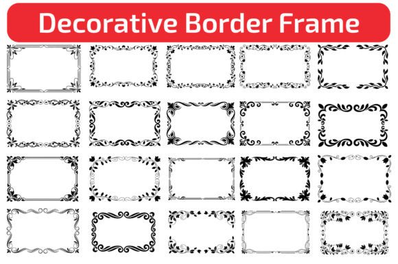 Download Elegant Decorative Border Frame Bundle - Bundle Collection