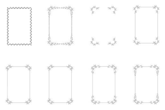 Download Bundle of Decorative Frames. Set 12 - Bundle Collection