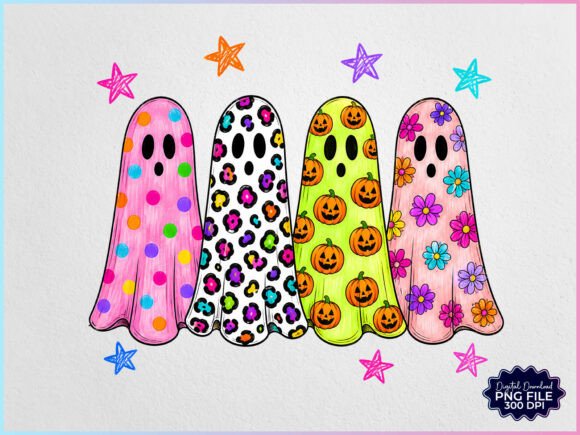 Download Preppy Ghost Halloween PNG - Ghost Collection