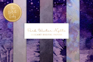 Download Digital Backgrounds Winter Night Skies - Backgrounds Collection