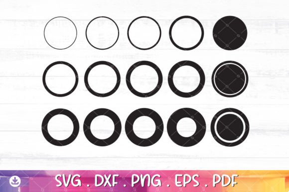 Download Circle Frame Bundle SVG, Circle Border S - Bundle Collection