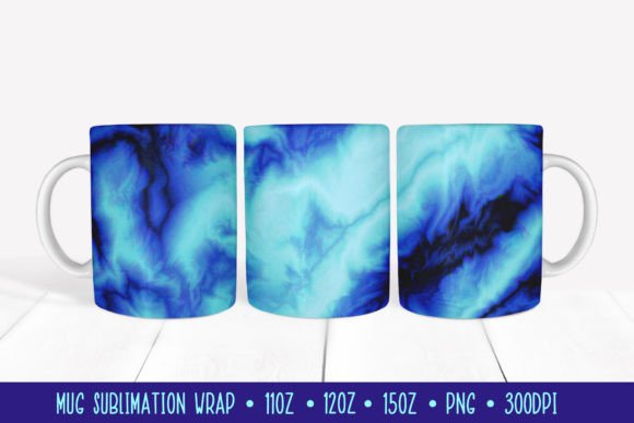 Download Blue Marble Mug Wrap. Ocean Blue Mug - Ocean blue Collection
