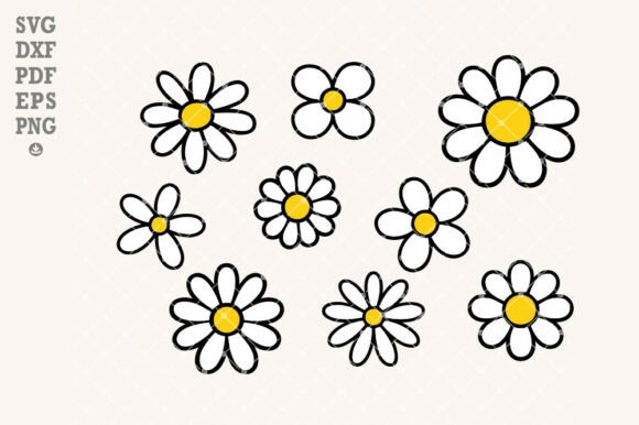 Download Daisy SVG Bundle, 9 Svg Cut Files, - Bundle Collection