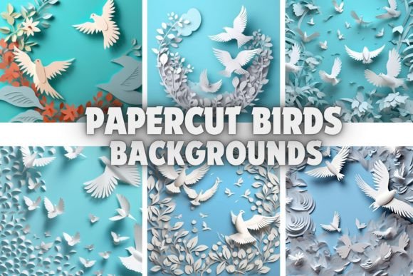 Download Papercut Birds Backgrounds - Backgrounds Collection