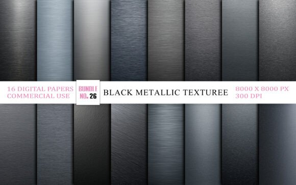 Download Black Metallic Texture Background Bundle - Bundle Collection