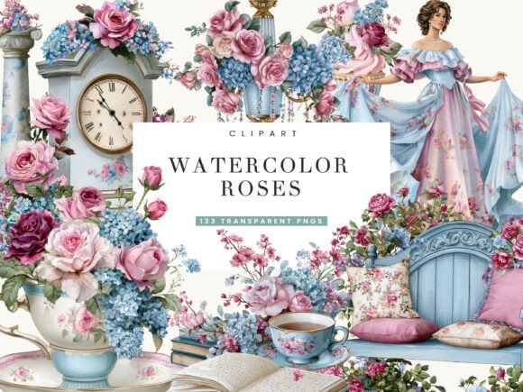Download Romantic Cottagecore Clipart Bundle - Bundle Collection
