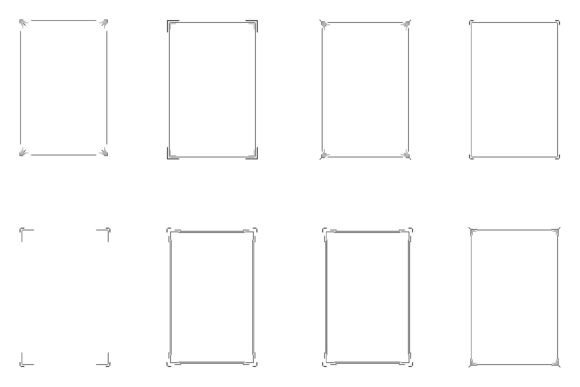 Download Bundle of Decorative Frames. Set 11 - Bundle Collection