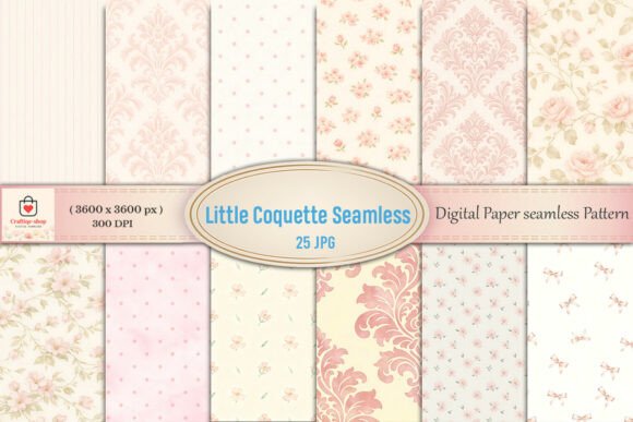 Download Coquette Seamless Pattern Bundle - Bundle Collection