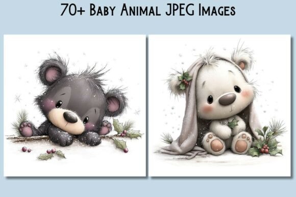 Download Baby Animal Clipart JPEG Bundle - Bundle Collection