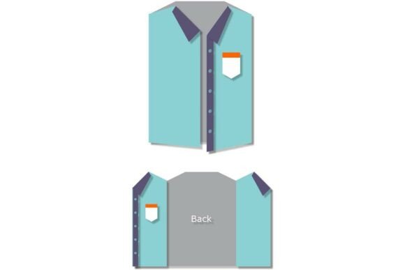 Download Retro Shirt Gatefold Shaped Card 4 Dad - Shape Collection