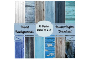 Download 12 Wood Art Backgrounds for Scrapbooking - Backgrounds Collection