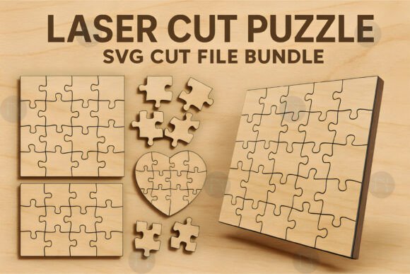 Download Laser Cut Puzzle SVG Bundle - Bundle Collection
