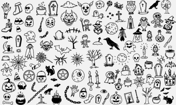Download Hand Drawn Halloween Doodle Ghost Svg - Ghost Collection