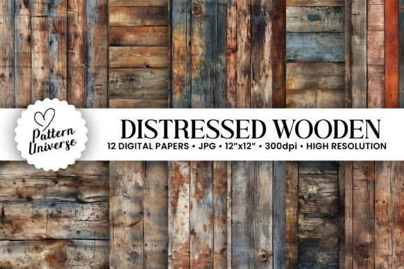 Download Distressed Wooden Seamless Backgrounds - Backgrounds Collection