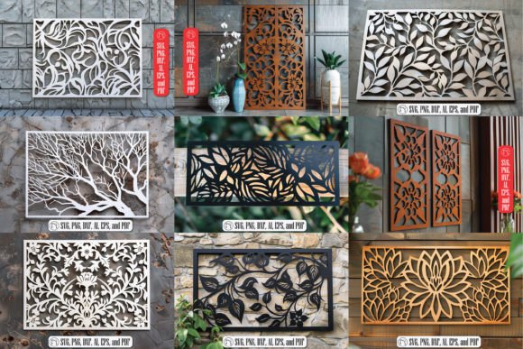 Download Laser Cut Wall Panel SVG Bundle - Bundle Collection