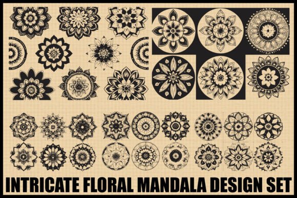 Download Boho Floral Mandala Bundle Set - Bundle Collection