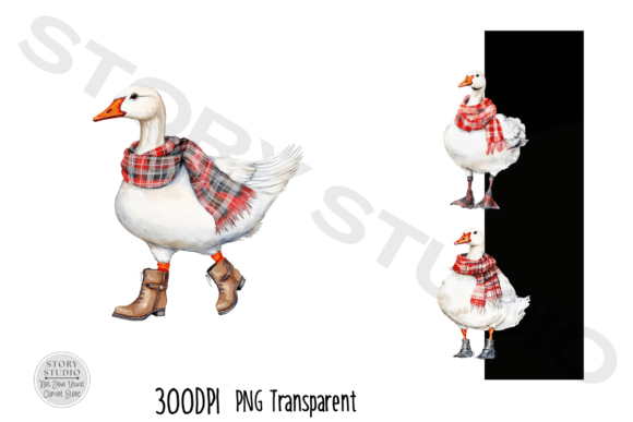 Download Charming Winter Geese Clipart Bundle - Bundle Collection