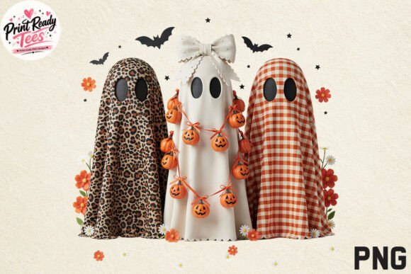 Download Halloween Ghost Friends PNG, Autumn PNG - Ghost Collection